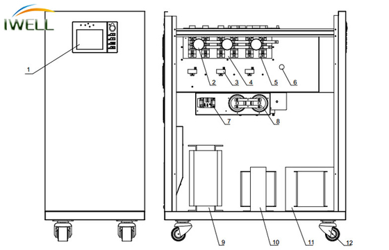 Energy Saving 10Kva / 20Kva Low Frequency Online UPS With Lead Acid Battery