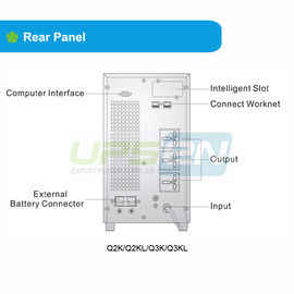 Single Phase 2KVA High Frequency Online UPS True Online Double Conversion Ups