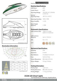 Waterproof 220V AC High Power LED Street Lights Warm White , 3000K 4500K 6500K