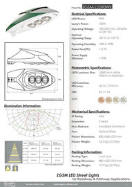 IP66 24V DC LED Street Lamp 110v 200v 230v , Light Emitting Diodes