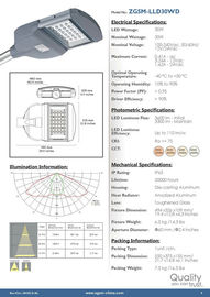 Efficient 35W High Power LED Street Lights RoHS With 50000hrs Longlife
